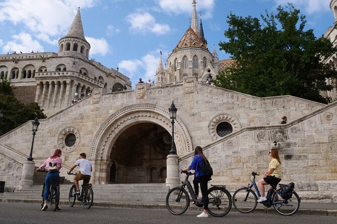 3-Hour Budapest E-Bike Adventure! - Getting rolling from Great Market Hall to Liberty Bridge views