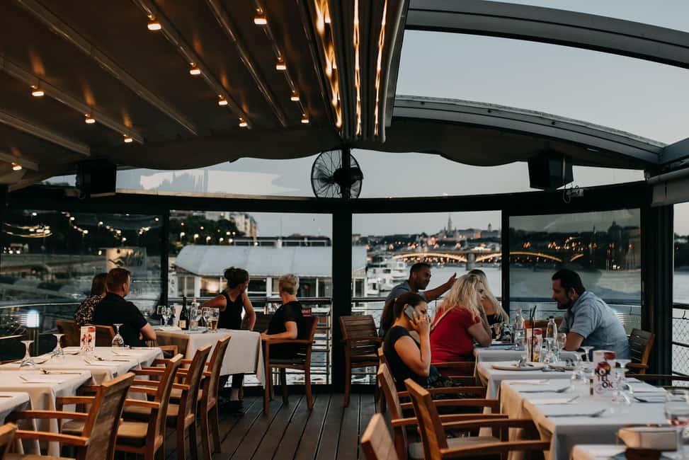 Budapest: 2-Course Dinner for 2 on a Boat Restaurant - Vogue Boat Dinner on the Danube: the simple premise that works