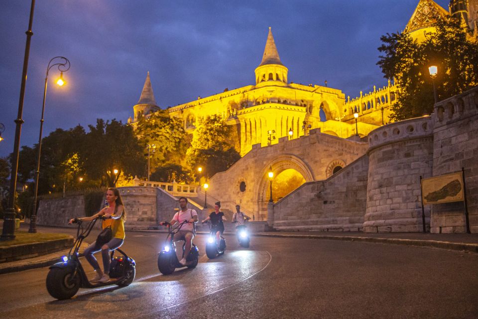 Budapest: Buda Castle E-Scooter Evening Tour - Why Budapest glows best from Buda Castle at night