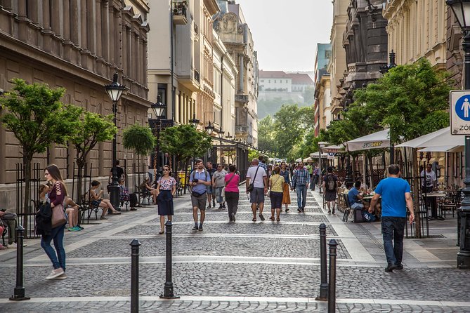 Budapest Grand Walk - Down the Danube: Parliament, Chain Bridge Views, and Shoes