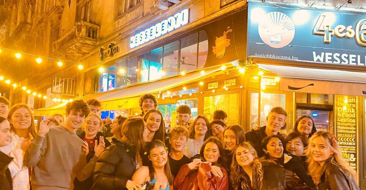 Budapest: Guided Bar Crawl with 1 Hour Open Bar and Shots - Meeting in City Center and Kicking Off the Night Correctly