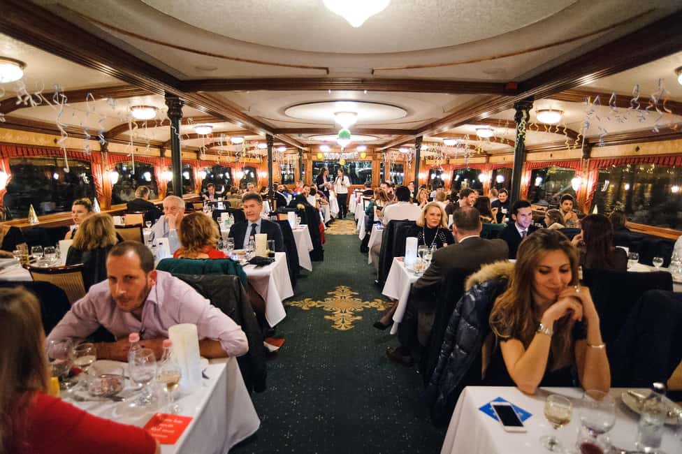 Budapest: New Year's Eve Party Cruise with Food & Live Show - Midnight on deck: DJ energy plus a special buffet