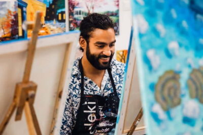 Budapest: Paint and sip experience - Meeting Point: Finding FessNeki Without Stress