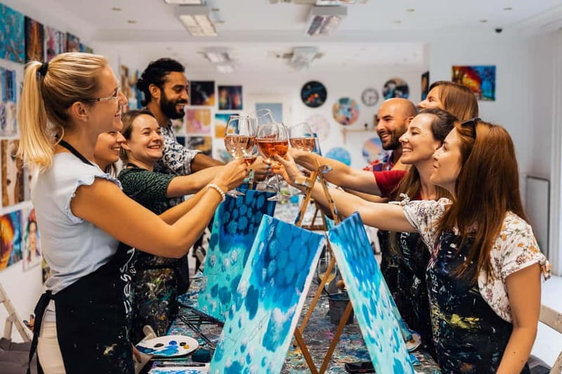 Budapest: Paint and sip experience - The 2.5-Hour Flow: What Happens Once You Walk In