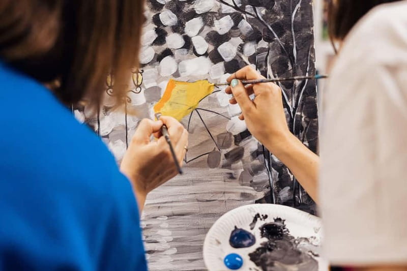 Budapest: Paint and sip experience - Drinks, Vibe, and Why the Wine Belongs Here