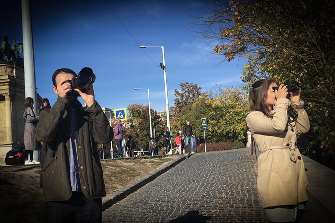 Budapest Photo Walks - Stop 3: Liberty Bridge angles with Gellért Hill in the same frame