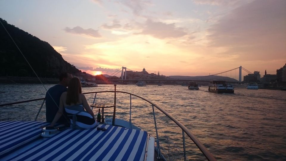 Budapest: Private Danube Yacht Cruise with Welcome Drink - Welcome drink, then drinks and gourmet food if you want them