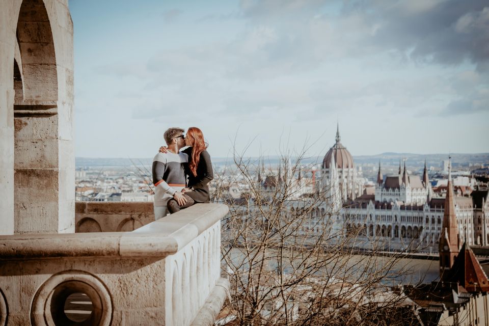 Budapest: Proposal Photos at enchanting Fisherman's Bastion - The 60-minute flow: proposal first, then couple photos
