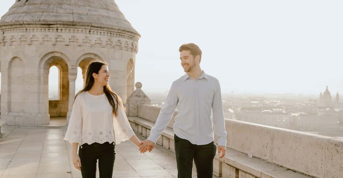 Budapest: romantic photoshoot at Buda's iconic sightseeings - Meeting at Szent László Statue by Matthias Church (and What Happens Next)