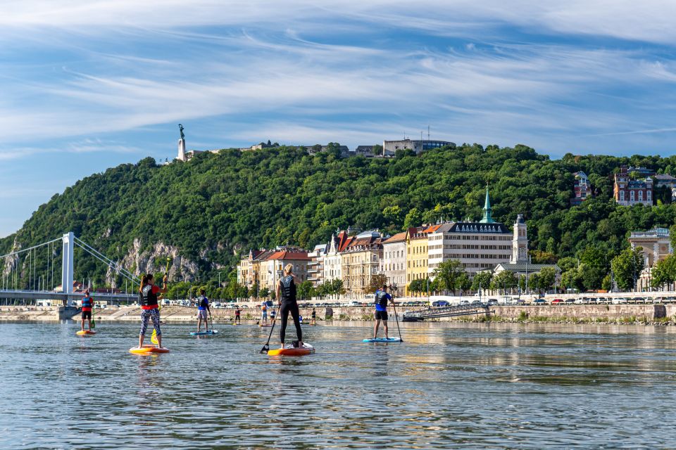 Budapest: Standup Paddleboarding Tour - From Lupa Island to Romai: sunset SUP with central Budapest views