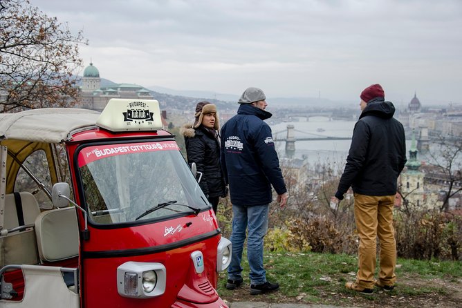 Budapest Tuk Tuk Tour with House of the Unicum Distillery Visit - Széchenyi Bath area: huge thermal-bath scale, no long soak needed