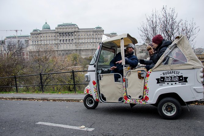 Budapest Tuk Tuk Tour with House of the Unicum Distillery Visit - Jewish Quarter boundary streets and the Great Synagogue stop