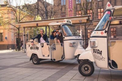 Budapest TukTuk Private Tour with Goulash Soup in the Downtown - How the open-air tuk-tuk ride feels in real life
