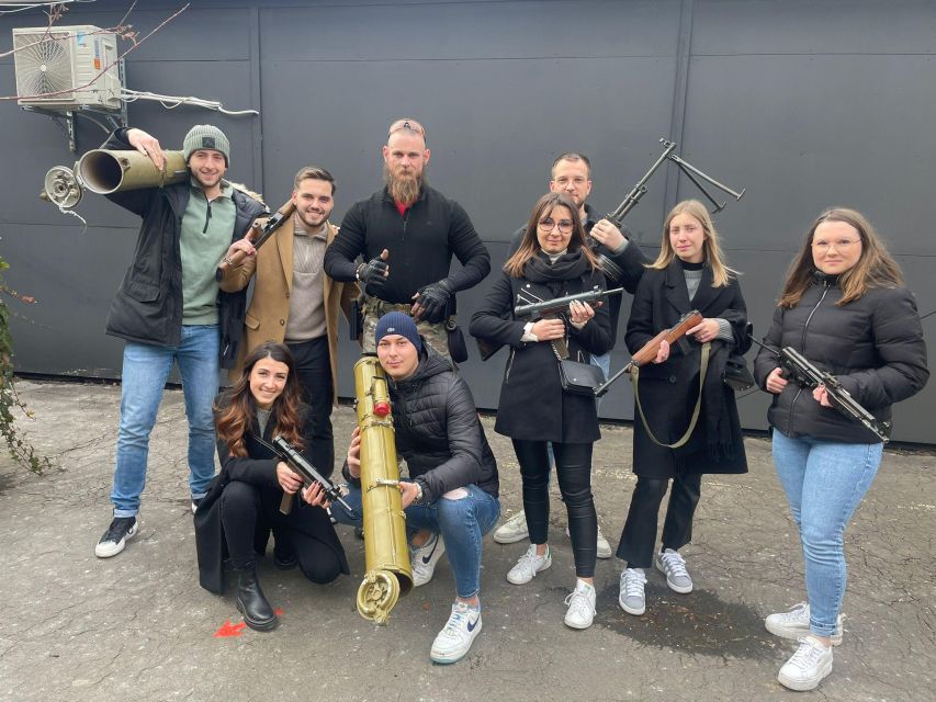 Budapest: UNIQUE EXPERIENCE - Gamer shooting package - The lineup: what you may handle in your 60 minutes