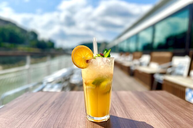 Daytime and Sunset Cruise on the Danube with Drink Options - Finding Akadémia 2 ponton and choosing your best seat
