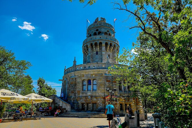 Hiking + Chairlift ride + viewpoints in Budapest - Elizabeth Lookout rooftop (No. 1): 360 degrees and serious distance