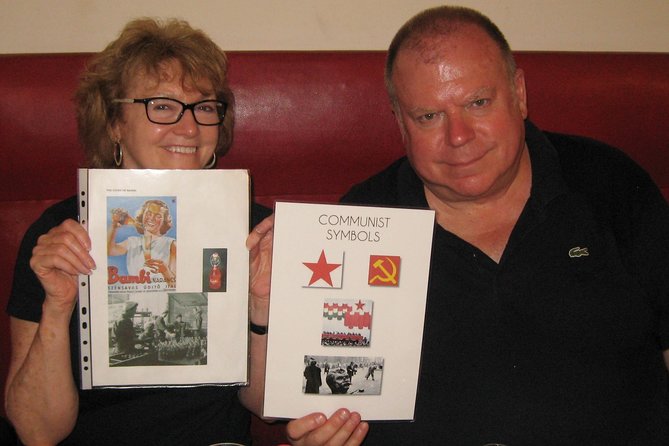 Life Under Communism" with optional visit to the House of Terror - Gellért Hill and St Gellért Square: the Liberty statue in the frame