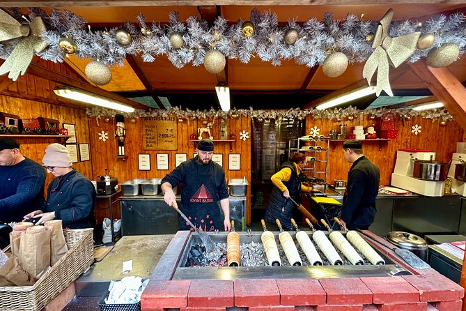 Private Budapest Christmas Market Tour with Chimney Cake & Mulled Wine - Vörösmarty Square: Where Budapest’s Christmas mood starts