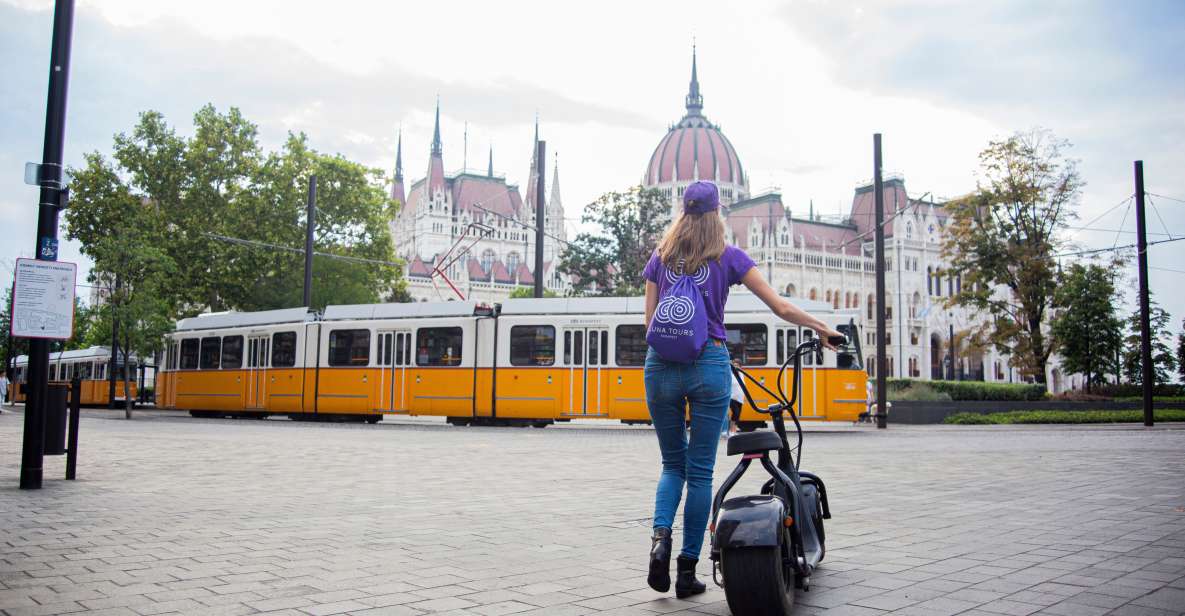Top sights of Pest downtown on e-scooters incl. Parliament - The training and safety briefing: you’ll ride, not struggle